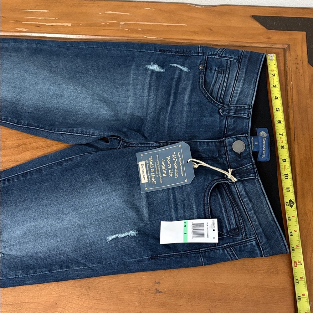 Democracy NWT Booty Lift Jeggings Size 8 - Picture 5 of 15